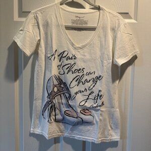 Cinderella A Pair of Shoes Can Change Your Life Shirt Womens Size M